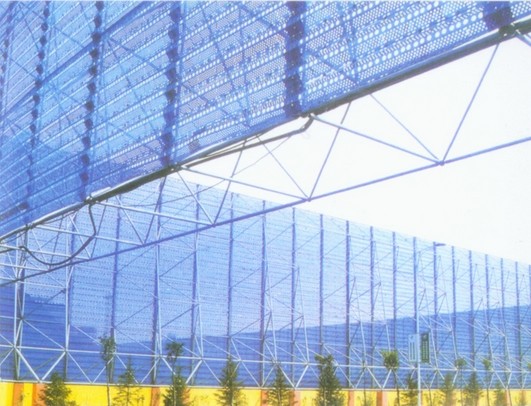 霍州环保扫风墙网架工程